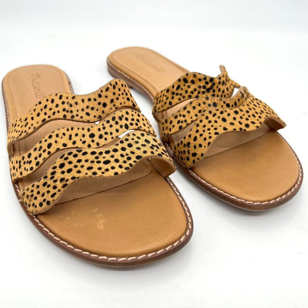 New Madewell Women's Dyed Calf Hair Slip On Sandals - Size 8.5 - Picture 2 of 7